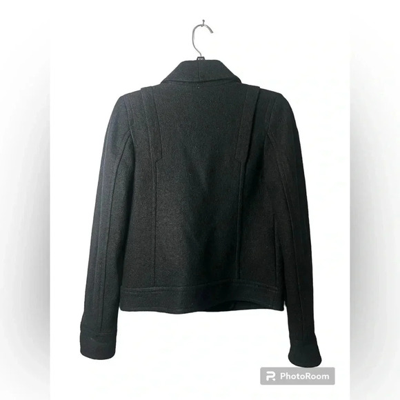 Loft wool blazer color black with Jewel accents size 2 woman’s - Picture 2 of 8